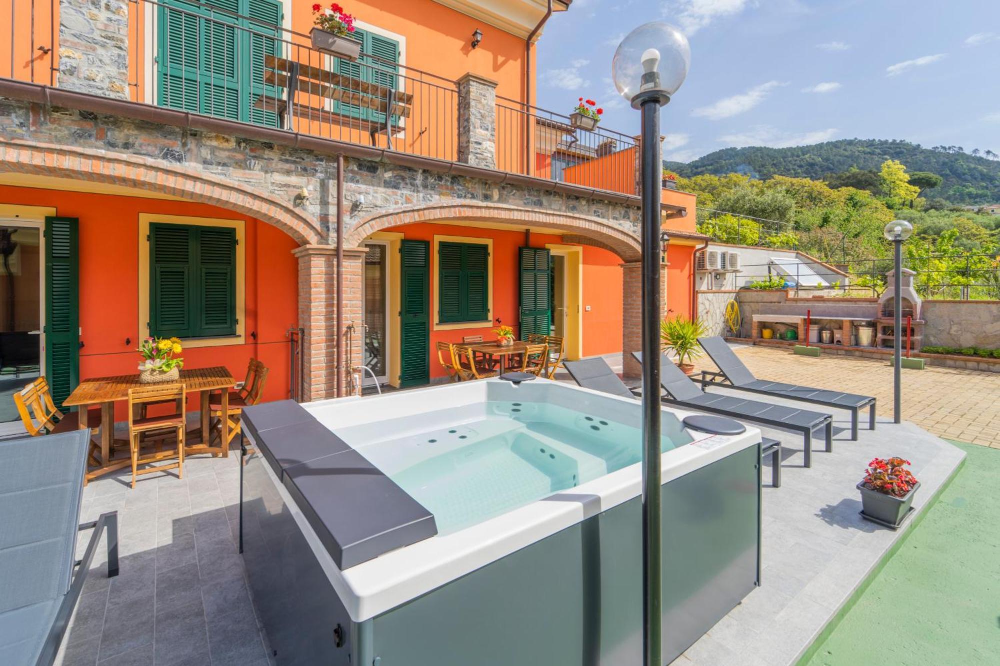 045B - Villetta Moderna 02-24E Con Vasca Idromassaggio In Giardino, Solo 15 Minuti Da Mare E Spiaggia - Posto Auto Gratuito San Lazzaro  Eksteriør billede